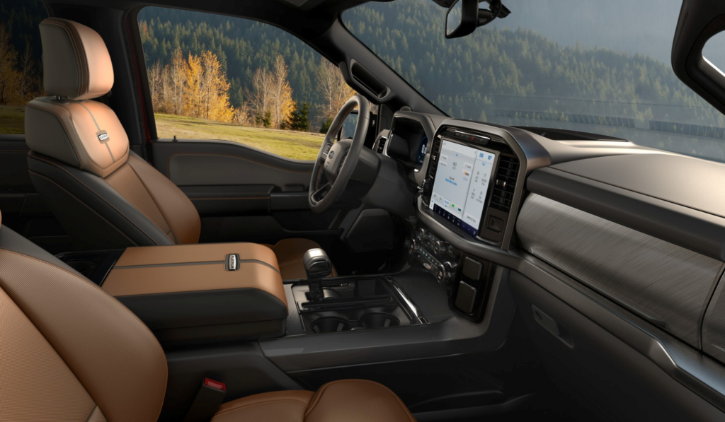 2025 Ford F150 Platinum Interior